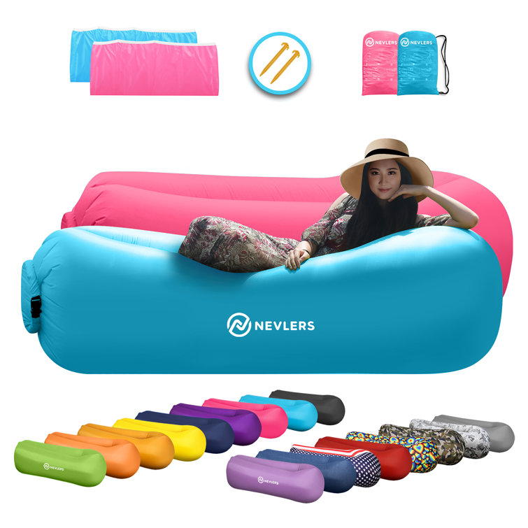 Inflatable beach air clearance bed